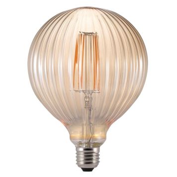 LED skrautpera Avra Stripes amber E27 Ø12,5 cm