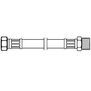 Tengislanga flex 3/8" x 3/8" 25 cm