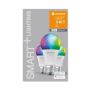 Snjallpera 3 stk LED E27 RGBW Ledvance Smart+ 9W Ø60 mm