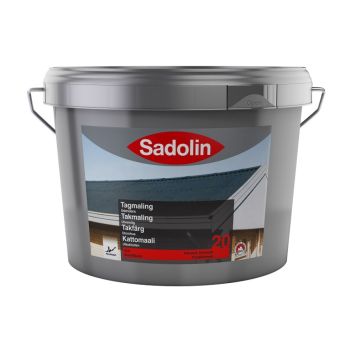 Þakmálning svartur 10L Sadolin