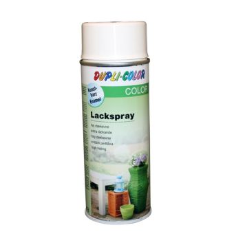 Lakksprey 400 ml hvítt Dupli Color RAL9010