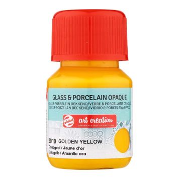 Föndurmálning gler&postulín þekjandi 30ml Golden Yellow