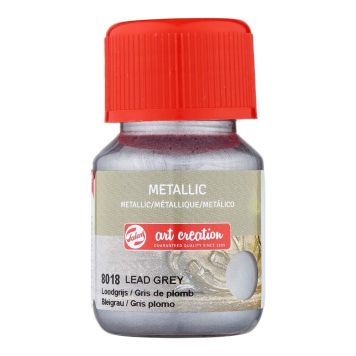 Föndurmálning málmáferð 30ml Lead Grey