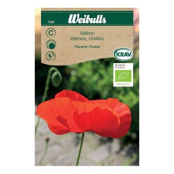 Deplasól fræ Weibulls Papaver rhoeas