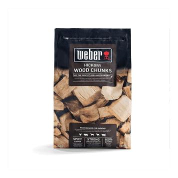 Reykviðarkubbar hickory 1,5 kg Weber