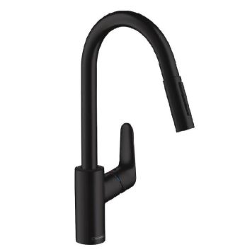 Eldhústæki Hansgrohe Focus M41 240 Matt Svart með úttaki