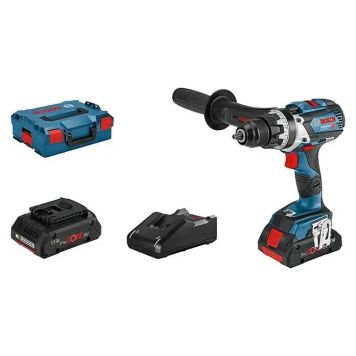 Borvél 18V 2x4Ah Bosch GSR 18V-110 C