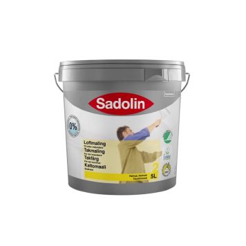 Loftmálning hvítur helmatt 5L Sadolin