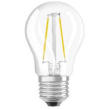 Ljósapera LED E27 2700K Osram 2,5W Ø45 mm