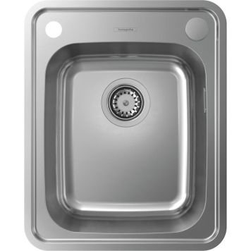 Stálvaskur einfaldur 410x510 mm Hansgrohe