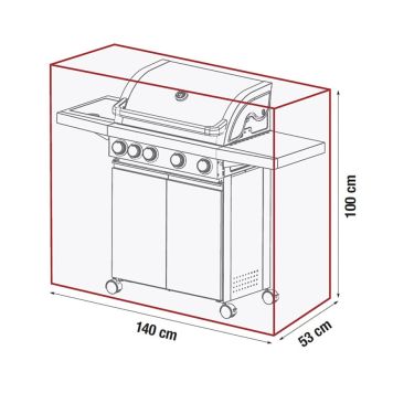 Yfirbreiðsla fyrir Atlanta 450 Grillstar