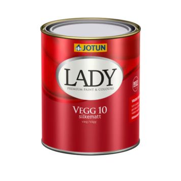 Veggmálning Lady Vegg 10 hvítur grunnur 680ml Jotun