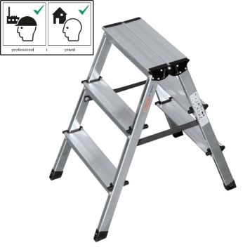 Áltrappa 2x3 þrep Stabilomat 0,7m