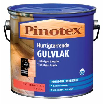 Gólflakk hálfmatt (20) 2,5L Pinotex