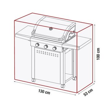 Yfirbreiðsla fyrir Atlanta 350 Grillstar