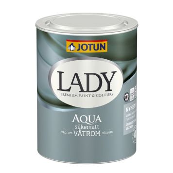 Votrýmismálning Lady Aqua hvítur grunnur 680ml Jotun