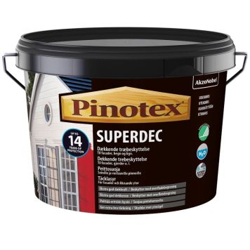 Viðarvörn Superdeck hvít 10L Pinotex