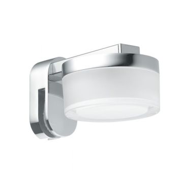 Speglaljós LED Romendo króm/hvítt 7x6 cm