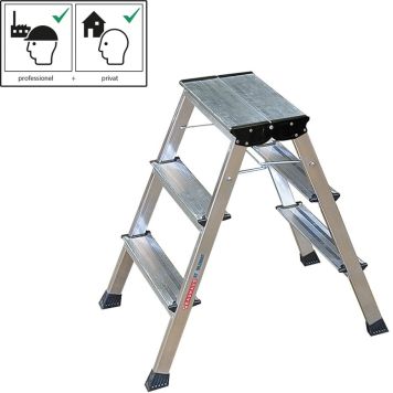 Áltrappa 3 þrep Stabilomat 0,65m