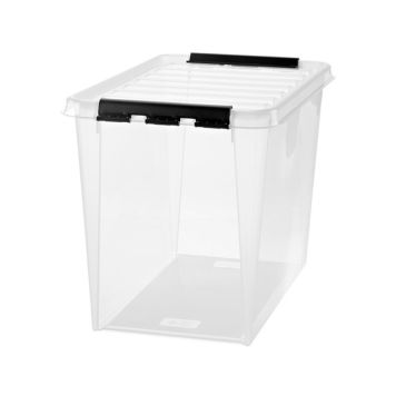 Plastkassi með loki 61L SmartStore Classic 65 glær