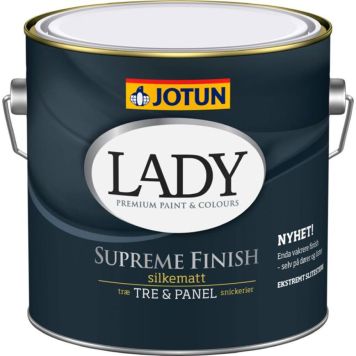 Olíumálning Lady Supreme Finish 15 hvítur grunnur 2,7L Jotun