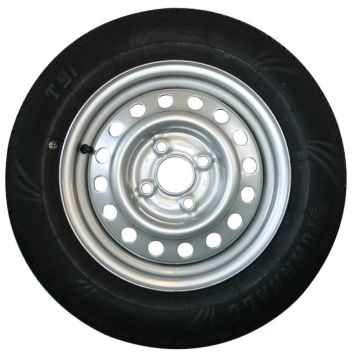 Dekk með felgu 145/80 R13 4 holu