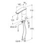 Handlaugartæki með sensor Gustavsberg Sensirux 1.0 króm