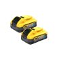 Rafhlaða 2 stk 18V XR 5Ah DeWALT Powerstack DCBP518H2-XJ