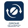 Eldhústæki Grohe QuickFix burstað stál