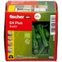 Múrtappar SX Plus Fischer grænn 8x40 mm 90 stk