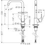 Eldhústæki Hansgrohe Focus M41 260 Matt Svart með úttaki