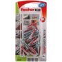 Tappar alhliða Duopower Fischer 5x25mm 18stk með skrúfum