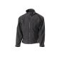 Jakki Softshell str. S svartur 554P